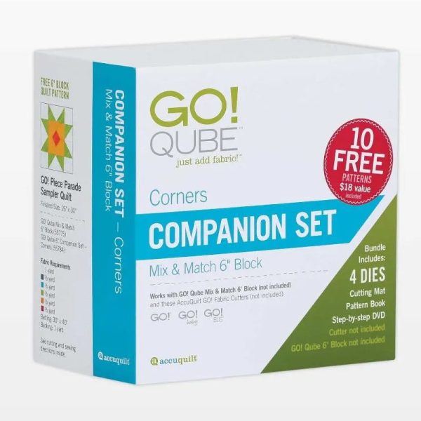 Accuquilt GO! Qube 6  Companion Set - Corners Cheap