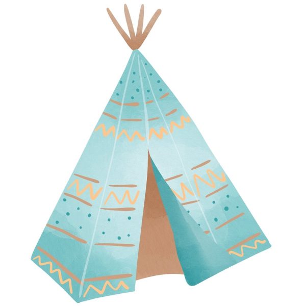 Boho Woodland Tepee Fabric Panel Sale