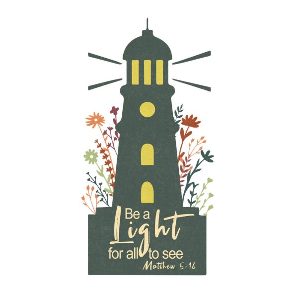 Be A Light For Everyone To See Fabric Panel For Discount