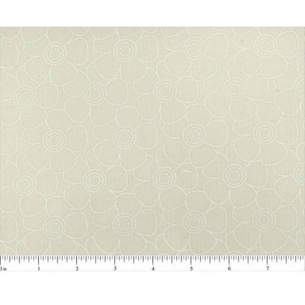 Get Back Fabric, Daisy Flower For Discount