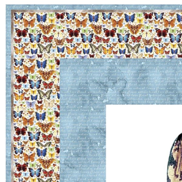 Feeling Blue Butterfly Wall Hanging 42  x 42  on Sale - Image 2