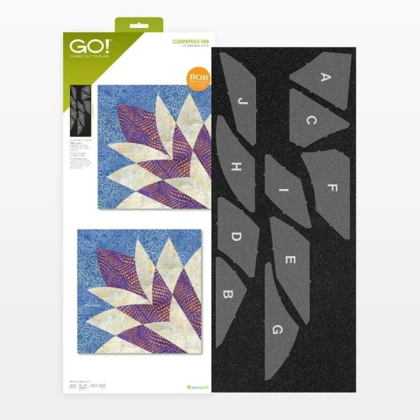 Accuquilt GO! Cleopatra s Fan Die (12  Finished) Supply