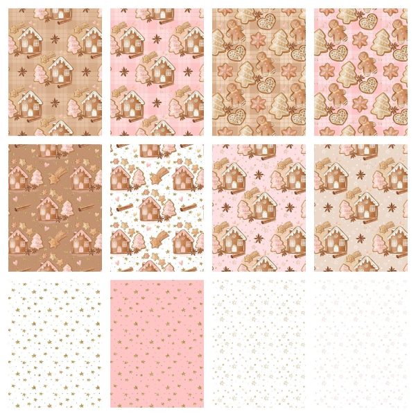 Gingerbread Charm Pack - 12 Pieces Online