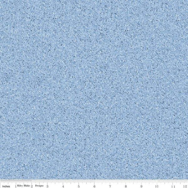 Riley Blake, Trento Splatter Fabric - Azure Online
